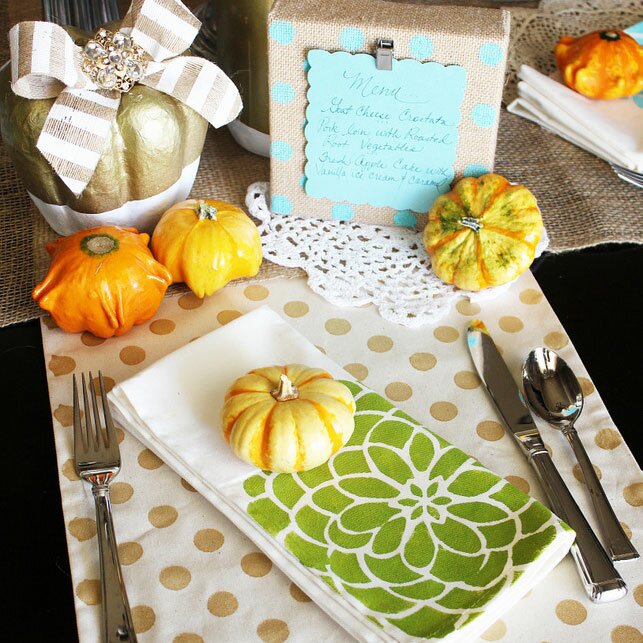 DIY Fall Tablescape